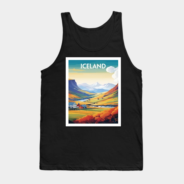 ICELAND Tank Top by MarkedArtPrints